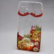 MINIOPAL CASE 85248 [iPhone5用 フラワープリントシリーズ クリア スケルトン]