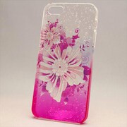 MINIOPAL CASE 85125 [iPhone5用 フラワープリントシリーズ クリア スケルトン]