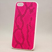 MINIOPAL CASE 89178 [iPhone5用 スネーク柄シリーズ ピンク×ホワイト]