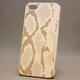MINIOPAL CASE 89185 [iPhone5用 スネーク柄シリーズ ホワイト×ホワイト]