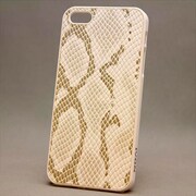 MINIOPAL CASE 89185 [iPhone5用 スネーク柄シリーズ ホワイト×ホワイト]