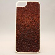 MINIOPAL CASE 19561 [iPhone5用 ラメシリーズ ブラウン×ホワイト]