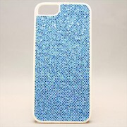 MINIOPAL CASE 19585 [iPhone5用 ラメシリーズ ライトブルー×ホワイト]