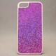 MINIOPAL CASE 19608 [iPhone5用 ラメシリーズ パープル×ホワイト]