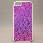 MINIOPAL CASE 19608 [iPhone5用 ラメシリーズ パープル×ホワイト]