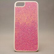 MINIOPAL CASE 19615 [iPhone5用 ラメシリーズ ライトピンク×ホワイト]