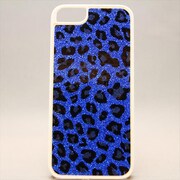 MINIOPAL CASE 19554 [iPhone5用 キラキラアニマルシリーズ 豹柄×ブラック×ホワイト]