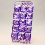 MINIOPAL CASE 81486 [iPhone5用 ダイヤモンドストーンシリーズ パープルゴールド]