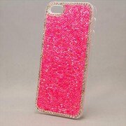 MINIOPAL CASE 80090 [iPhone5用 スワロフスキー使用・ビーズシリーズ ピンク]