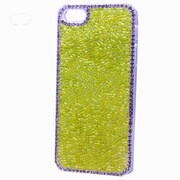 MINIOPAL CASE 80106 [iPhone5用 スワロフスキー使用・ビーズシリーズ グリーン]