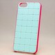 MINIOPAL CASE 91119 [iPhone5用 ストーン付きエレガントシリーズ ライトブルー×レッド]