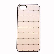 MINIOPAL CASE 16027 [iPhone5用 ストーン付きエレガントシリーズ ホワイト×ブラック]