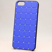 MINIOPAL CASE 16034 [iPhone5用 ストーン付きエレガントシリーズ ブルー×ブラック]