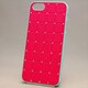 MINIOPAL CASE 16041 [iPhone5用 ストーン付きエレガントシリーズ レッド×ライトブルー]