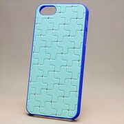 MINIOPAL CASE 16089 [iPhone5用 ポイントストーンシリーズ ブルー×ブルー ストーン十字柄]