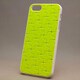 MINIOPAL CASE 16119 [iPhone5用 ポイントストーンシリーズ グリーン×ホワイト ストーン十字柄]