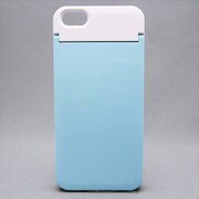 MINIOPAL CASE 80977 [iPhone5用 ２WAYシリーズ ブルー×ホワイト ミラー付]