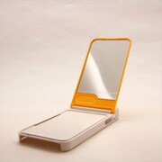 MINIOPAL CASE 81011 [iPhone5用 ２WAYシリーズ イエロー×ホワイト ミラー付]