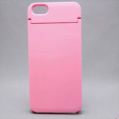 MINIOPAL CASE 80656 [iPhone5用 ２WAYシリーズ ライトピンク ミラー付]