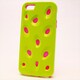 MINIOPAL CASE 89093 [iPhone5用 大粒イチゴシリーズ グリーン×ピンク 蛍光]