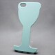 MINIOPAL CASE 07261 [iPhone5用 部分カバータイプ ベビーブルー ワイングラス型]