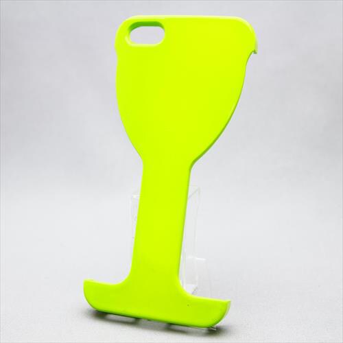 MINIOPAL CASE 07315 [iPhone5用 部分カバータイプ パステルグリーン ワイングラス型]