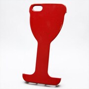 MINIOPAL CASE 07230 [iPhone5用 部分カバータイプ オレンジ ワイングラス型]