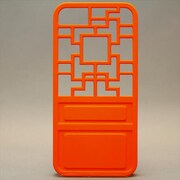 MINIOPAL CASE 91898 [iPhone5用 背面カバータイプ オレンジ ドアモチーフ]