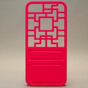 MINIOPAL CASE 91928 [iPhone5用 背面カバータイプ ピンク ドアモチーフ]