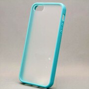 MINIOPAL CASE 90808 [iPhone5用 バンパー ベビーグリーン 半透明バックガード付]