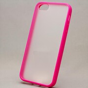 MINIOPAL CASE 90815 [iPhone5用 バンパー ピンク 半透明バックガード付]