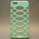 MINIOPAL CASE 91836 [iPhone5用 背面カバータイプ パステルブルー スパイダー模様]
