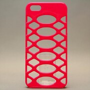 MINIOPAL CASE 91843 [iPhone5用 背面カバータイプ パステルピンク スパイダー模様]