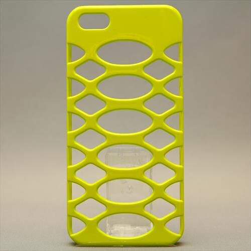 MINIOPAL CASE 91867 [iPhone5用 背面カバータイプ パステルグリーン スパイダー模様]