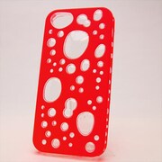 MINIOPAL CASE 86825 [iPhone5用 背面カバータイプ オレンジ×クリア 部分スケルトン]