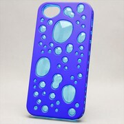 MINIOPAL CASE 90013 [iPhone5用 背面カバータイプ ブルー×ブルー 部分スケルトン]