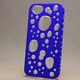 MINIOPAL CASE 87822 [iPhone5用 背面カバータイプ ブルー×クリア 部分スケルトン]