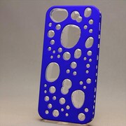 MINIOPAL CASE 87822 [iPhone5用 背面カバータイプ ブルー×クリア 部分スケルトン]