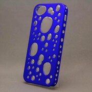 MINIOPAL CASE 88430 [iPhone5用 背面カバータイプ ブルー×クリア 部分スケルトン]