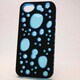 MINIOPAL CASE 84210 [iPhone5用 背面カバータイプ ブラック×ブルー 部分スケルトン]