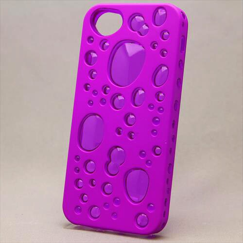 MINIOPAL CASE 89987 [iPhone5用 背面カバータイプ パープル×パープル 部分スケルトン]