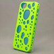 MINIOPAL CASE 89994 [iPhone5用 背面カバータイプ グリーン×ブルー 部分スケルトン]