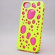MINIOPAL CASE 90006 [iPhone5用 背面カバータイプ グリーン×ピンク 部分スケルトン]