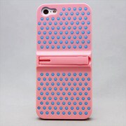 MINIOPAL CASE 07155 [iPhone5用 2WAYタイプ ピンク×ブルー 蛍光スタンド可]