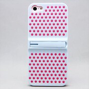 MINIOPAL CASE 07186 [iPhone5用 2WAYタイプ ライトブルー×ピンク 蛍光スタンド可]