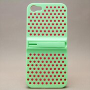 MINIOPAL CASE 07216 [iPhone5用 2WAYタイプ グリーン×ピンク 蛍光スタンド可]