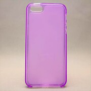 MINIOPAL CASE 84845 [iPhone5用 シンプルデザイン クリア×パープル スケルトン]