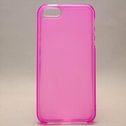 MINIOPAL CASE 84852 [iPhone5用 シンプルデザイン クリア×ピンク スケルトン]