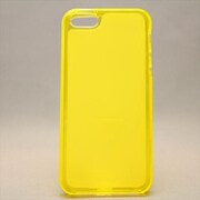 MINIOPAL CASE 84876 [iPhone5用 シンプルデザイン クリア×イエロー スケルトン]