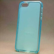 MINIOPAL CASE 82353 [iPhone5用 シンプルデザイン クリア×ライトブルー スケルトン]